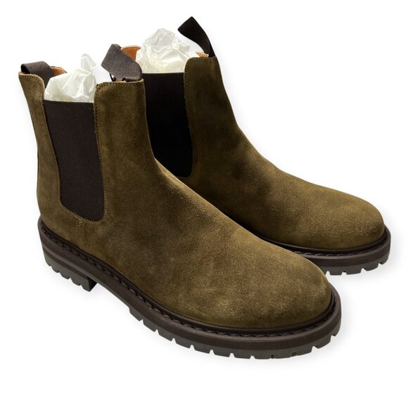 NEW Common Projects Suede Leather Chelsea Boot Taupe 2400 43 0240 MADE IN ITALY - Picture 1 of 16